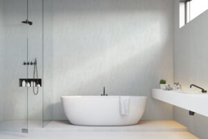 RM2001 Lightning WALL PANEL 5mm x 250mm x 2.6m (LIGHTNING GREY SUBTLE MARBLE GLOSS) (PACK 4)