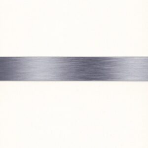 Gloss White with Duo Chrome Strip CEILING PANEL 5mm x 200mm x 2.6m (WHITE GLOSS WITH TWO SILVER STRIP) (PACK 4)
