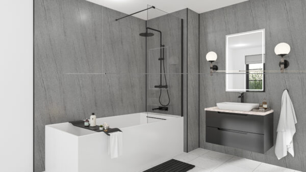 Silver-Granite-Black Silver Granite 2420 x 585 PLY TG P1