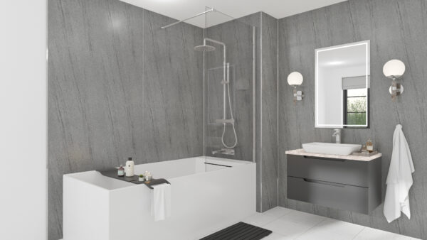 Silver-Granite-Chrome Silver Granite 2420 x 585 PLY TG P1