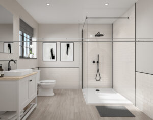 Pure White  Composite 2440 x 1220 x 3mm (Shower)
