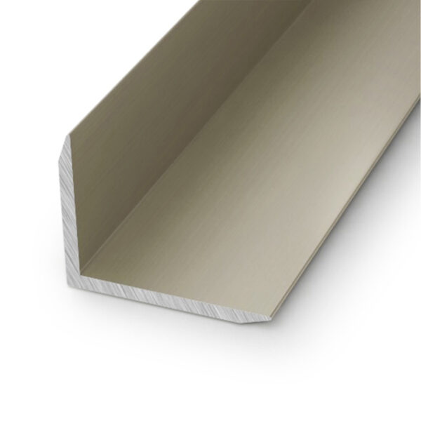 ALUMINIUM EXT CORNER/COVER PROFILE 2mm x 14mm x 2.6m (TITANIUM)
