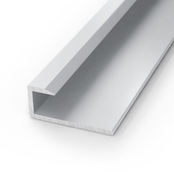 ALUMINIUM END CAP 6mm x 18mm x 2.6m (SILVER)