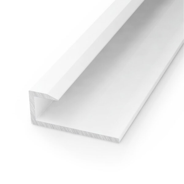 ALUMINIUM END CAP 6mm x 18mm x 2.6m (WHITE)