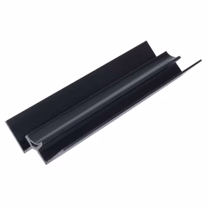 LM0202T_01 SHOWER PANEL INTERNAL CORNER 2.4m x 10mm (BLACK)