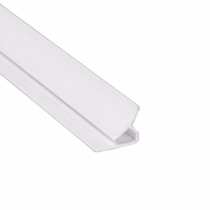 PVCWIWC_01 PVC SHEET INTERNAL CORNER 1.5mm - 3mm x 2440mm (WHITE)